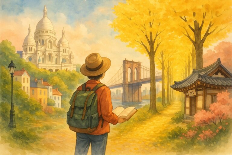 소설 속 명소를 찾아 떠나는 세계 문학 여행기